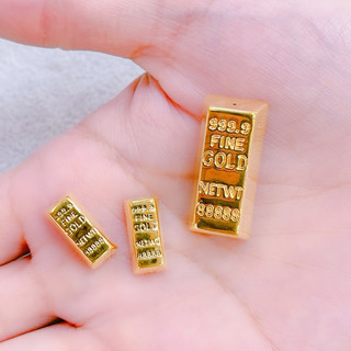 🧧銘峰銀樓🧧 純金9999 補財庫小金塊造型 亮面大小兩款 黃金擺件