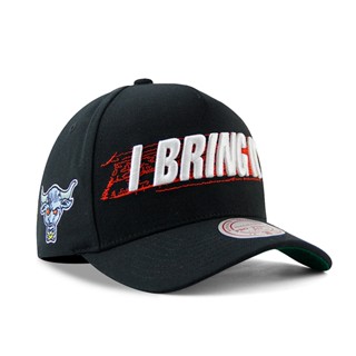 【Mitchell & Ness】 WWE The Rock 黑 Logo 排字 卡車帽【ANGEL NEW ERA】