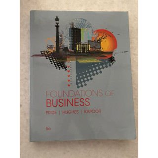 九成新 Foundation of Business 企業概論課本 第五版
