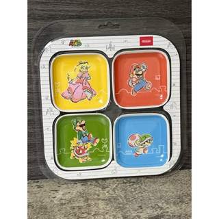 現貨 任天堂 super mario 超級瑪莉兄弟 美耐皿 迷你盤 醬料碟 套裝組