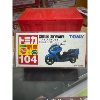 TOMICA NO.104絕版舊藍標SUZUKI SKYWAVE 新車貼