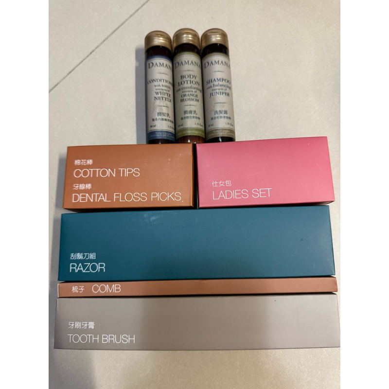 台北南港漢來大飯店飯店用備品沐浴乳洗髮露潤髮乳 damana