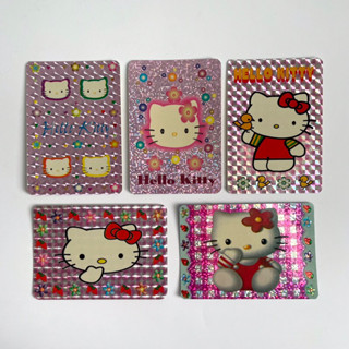 早期收藏 Hello Kitty 貼紙 鑽石貼 雷射貼紙 閃卡 卡片 童年回憶 懷舊復古