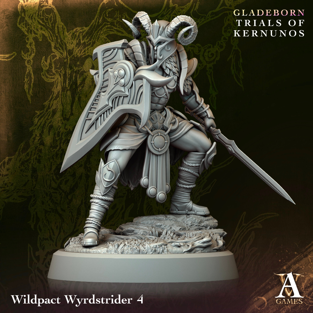 Tazo工坊[AVG] Wildpact Wyrdstrider 狂野契約神行者 pose4  3D列印模型GTOK