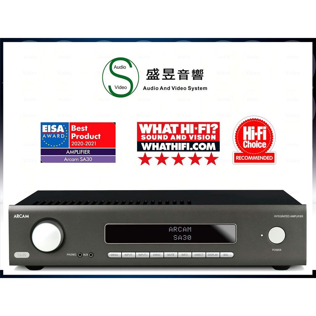 聊聊可議價『盛昱音響』英國 Arcam SA30 綜合擴大機『HDMI+ROON+AirPlay 2+MQA』