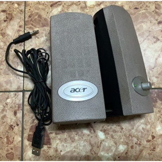 『二手品免運』NO.20 2007年 M1118B acer 多媒體揚聲器 USB電腦喇叭擴大音響播放器音箱雙喇叭