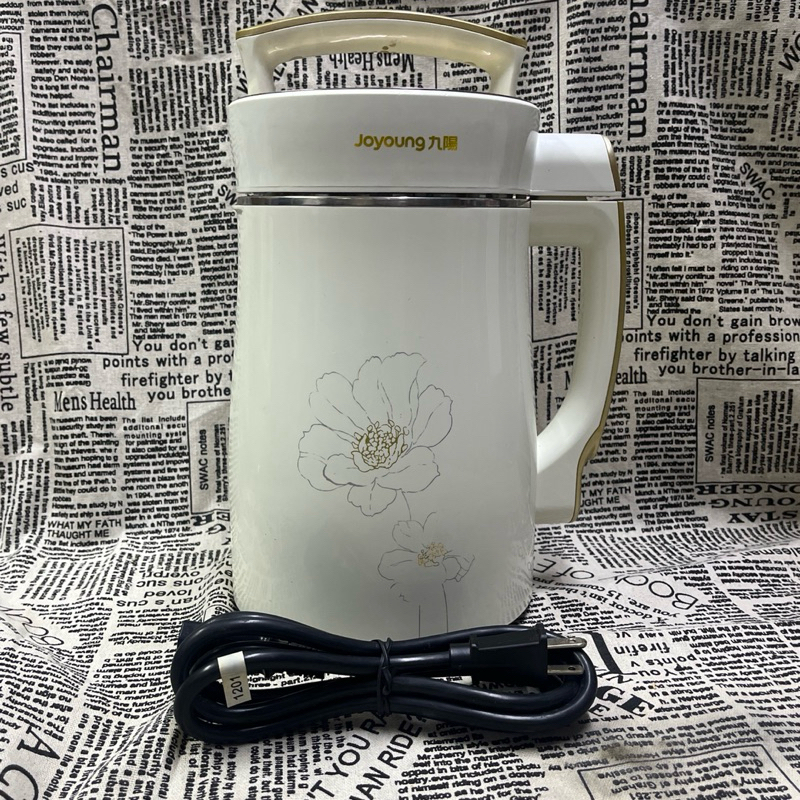 二手Joyoung九陽豆漿機（家用型）DJ13M-D08D/乾豆、濕豆原磨豆漿機/果汁機/綠豆沙機/果醬機/飲料機