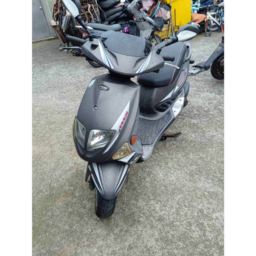 達成拍賣 PGO 大駻 DR-BIG 150 碼錶 把手 大燈 車殼 烤漆殼 車台 三角台 前叉 避震器 輪圈 後燈