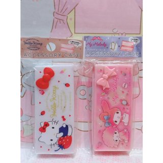 ♥小玫瑰日本精品♥ 現貨Hello Kitty 美樂蒂 小物盒 收納盒 棉花棒盒 牙籤盒~8