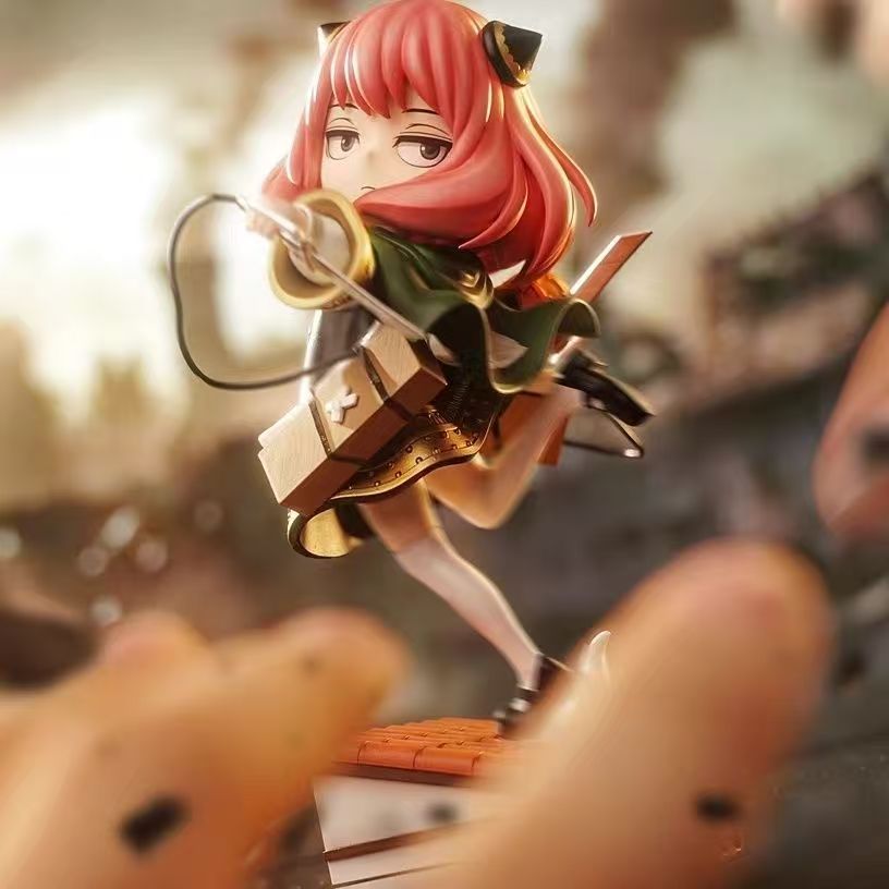 【限時折扣】間諜過家家 安妮亞cos兵長 安妮亞gk 安妮亞公仔 進擊的巨人 阿尼亞gk 景品 公仔 模型 間諜家家酒