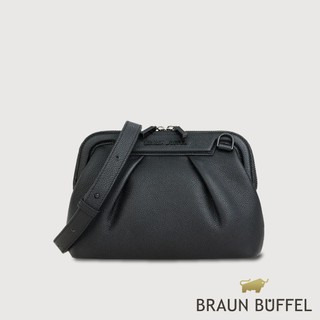 【BRAUN BUFFEL】安娜格-C 斜背包-黑色(德國小金牛台灣總代理)/BF859-02-BK