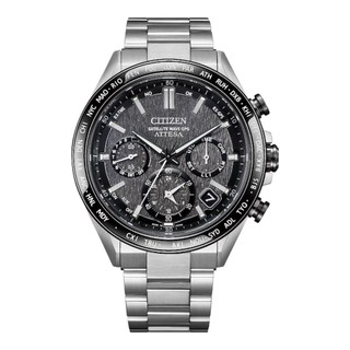 【CITIZEN星辰】GPS衛星對時 ATTESA 太空感髮絲紋面盤鈦金屬男錶CC4058-67X 44.6mm現代鐘錶