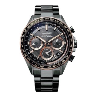 【CITIZEN星辰】GPS衛星對時 經典黑鈦金屬男錶CC4016-67E 44.3mm 現代鐘錶