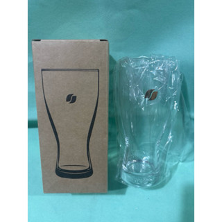 全新未使用雀巢金牌咖啡曲線玻璃杯425ml