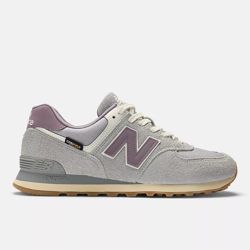 NEW BALANCE 574 男鞋 麂皮 Cordura 抗撕裂 經典 灰紫色 U574YGD