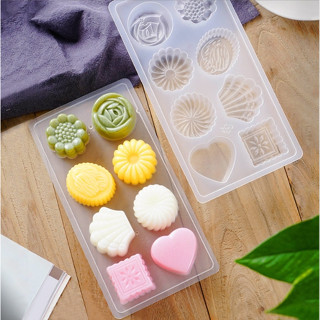 【水蘋果烘焙材料】和菓子 果凍 模具 冰皮月餅 模 菊花 鋰魚 水果 耐蒸 任選 C-776