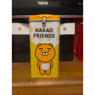 Kakao Friends 萊恩桃子 直立式 方型附鎖頭存錢筒