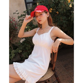 AIR SPACE 甜美蕾絲背心短洋裝(附胸墊)(黑/白) 女裝 現貨
