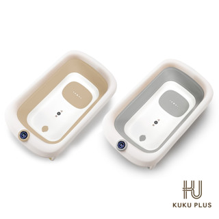 板橋【uni-baby】酷咕鴨 KUKU PLUS豪華型感溫摺疊浴盆45L(嬰兒澡盆)