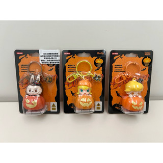 (全新) 泡泡瑪特 POP MART 怪獸狂歡系列 LABUBU MOLLY DIMOO 南瓜發光掛件 南瓜 萬聖節
