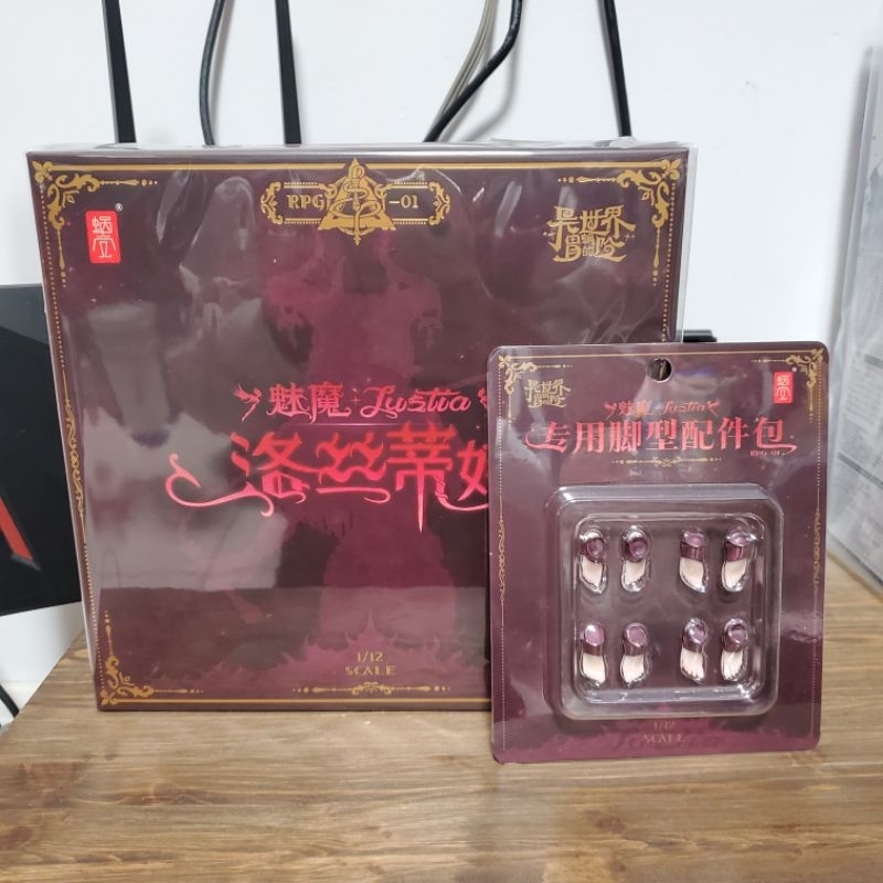 現貨 全新 含腳型配件包 蝸之殼 RPG-01 魅魔 洛斯蒂亞 lustia 蝸的異世界冒險 1/12 可動 完成品