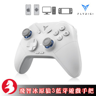飛智FLYDIGI冰原狼3無線藍芽遊戲手把雙霍爾板機槓桿搖桿適用IOS安卓Steam Switch PC[臺灣代理保固]