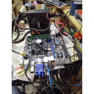 MS-7636 H55M-E33/DDR3雙通道/SATA/1156+i5 650+4G記憶體DDR3