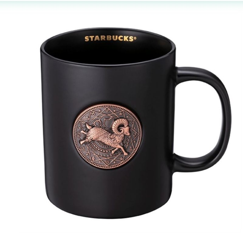 星巴克鐫刻 星座馬克杯 牡羊座 雙子座