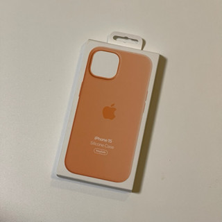 二手極新 iPhone 15 系列 MagSafe 矽膠保護殼 原廠保護殼