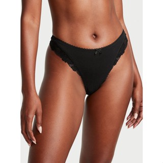 【DayGo美國代購】Victoria's Secret VS 維多利亞的秘密 棉質丁字褲 限定蕾絲 性感內褲