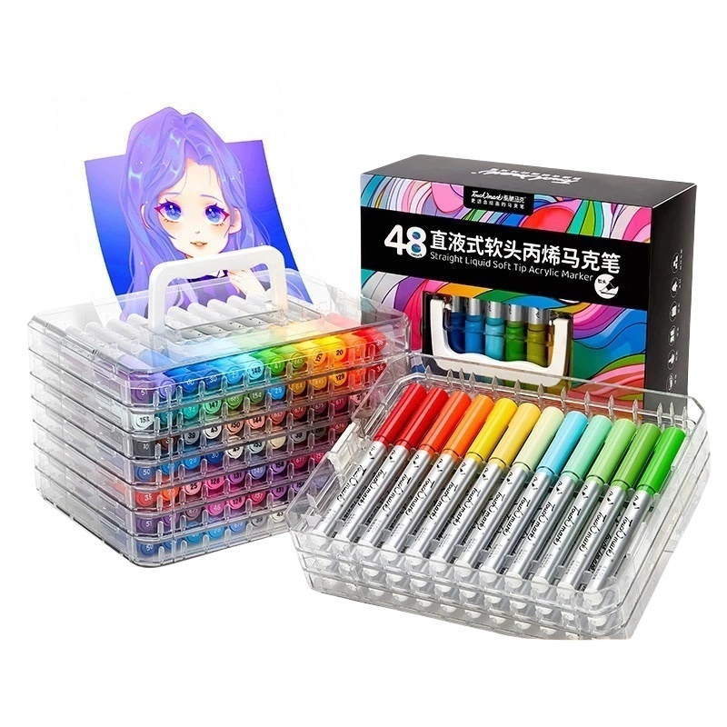 【苗栗現貨&含發票】 Brutfuner x Touchmark 丙烯馬克筆 壓克力筆 直液丙烯筆 麥克筆 專業馬克筆