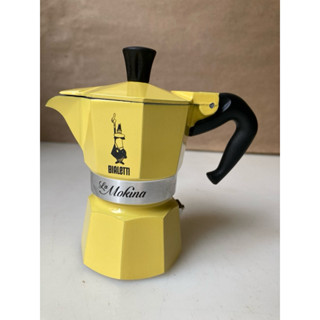 全新黃色bialetti 1/2杯 半杯 迷你摩卡壺 咖啡壺 義式咖啡