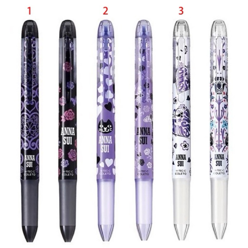 ❤️全新現貨❤️ PILOT x ANNA SUI 限定聯名款 百樂 HI-TEC-C COLE 三色筆管  變芯筆管