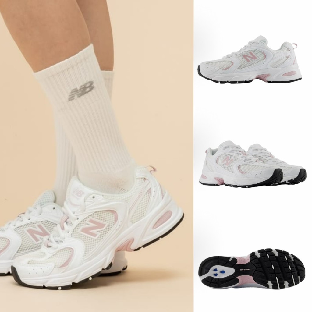 【PON】New Balance NB 530 粉白 防滑耐磨 低幫 老爹鞋 慢跑鞋 休閒鞋 男鞋 女鞋 U530CSA