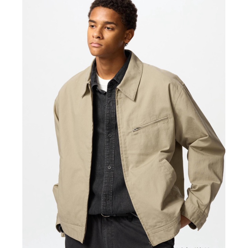 Uniqlo 男女適穿 拉鍊布勞森外套 475681