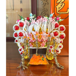 鳳冠/7寸頭圍/珠帽/王母娘娘/金母娘娘/九天玄女/註生娘娘/神明帽