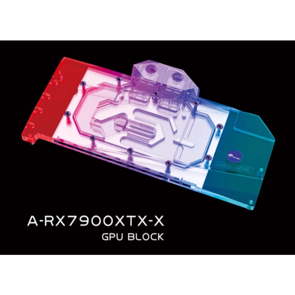 小白的生活工場 Bykski A-RX7900XTX-X 顯示卡水冷頭支援公版 AMD Radeon RX 7900 X