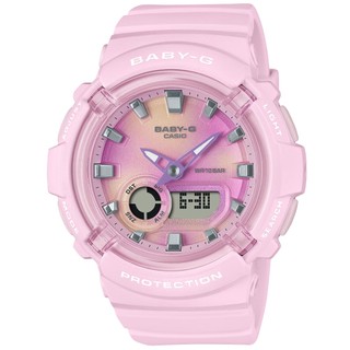【聊聊甜甜價】CASIO BABY-G 扎染色彩 雙顯腕錶 BGA-280TD-4A
