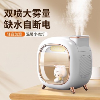 加濕器小型超大霧量家用臥室迷你辦公桌靜音高顏值可愛香薰加濕器