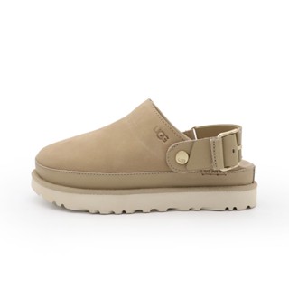 UGG 沙色 真皮 厚底 休閒 涼拖鞋 女款 J2945 (UG1169590MDSD)