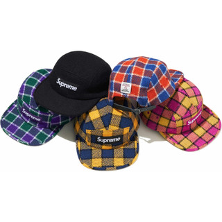 [BLANK GALLERIA] SUPREME SS25 HARRIS TWEED CAMP CAP 帽子