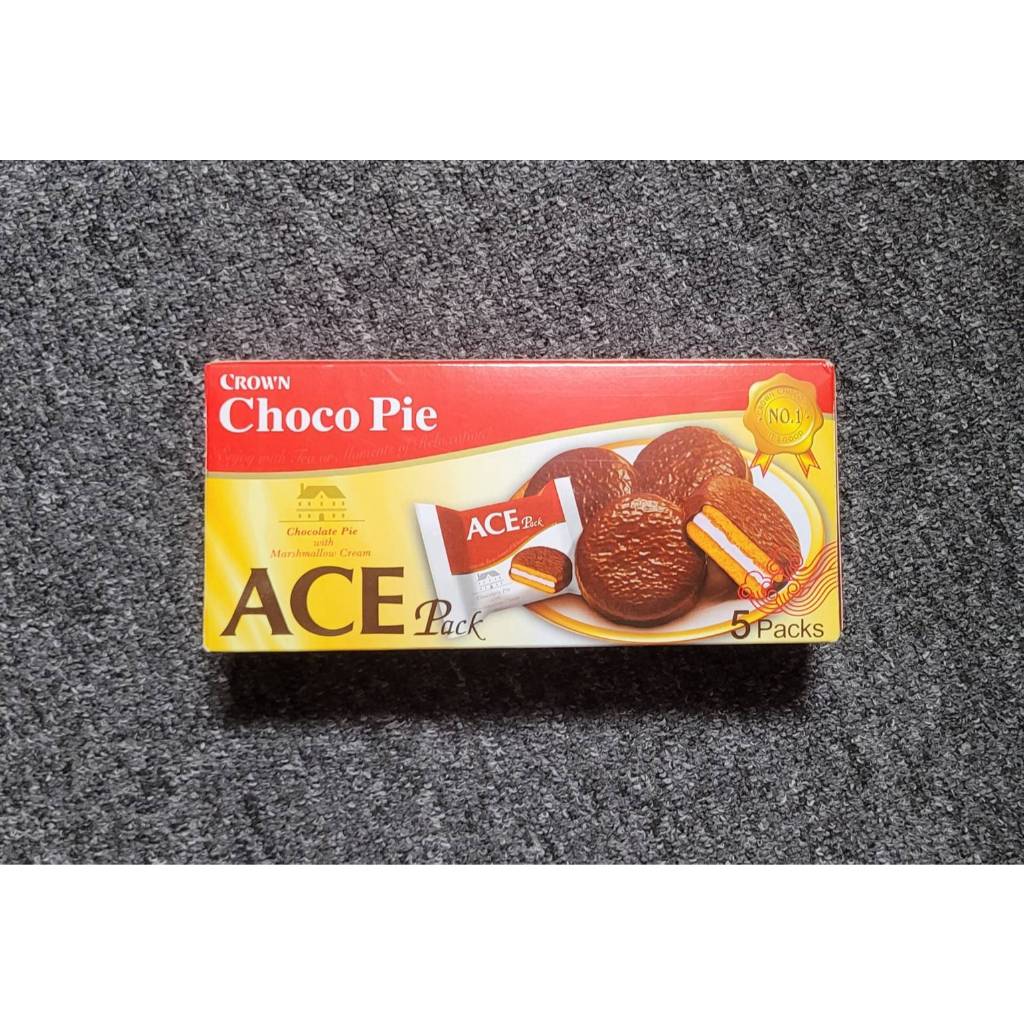 韓國 CROWN ACE巧克力派 150g 5packs 效期 2025.8.25