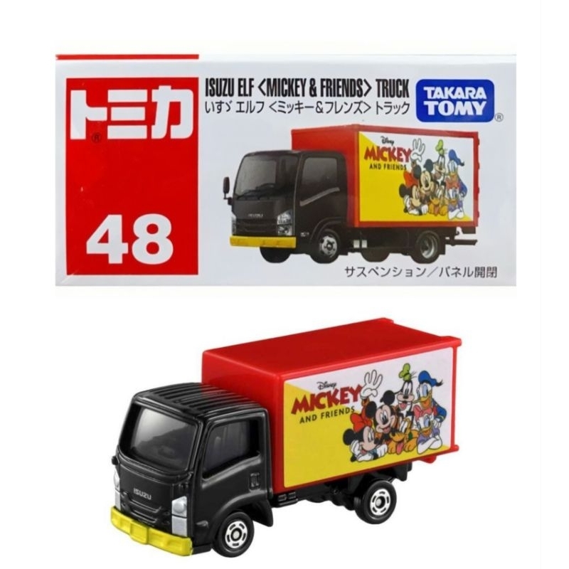 TOMICA 48 ISUZU ELF <MICKEY&FRIENDS> TRUCK 多美小汽車 麗嬰 號碼車