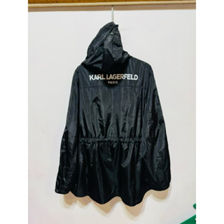 karl lagerfeld（L)防風防潑水連帽外套