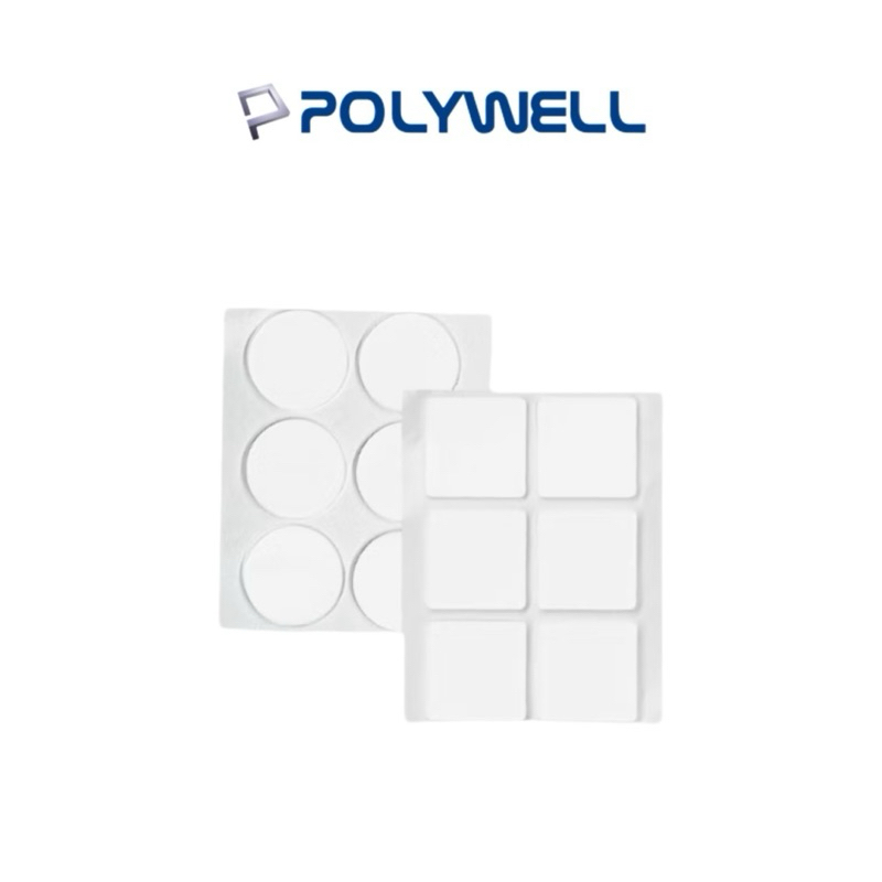 【POLYWELL】奈米無痕強力雙面膠貼片 透明萬用貼 黏貼膠 雙面膠 DIY雙面膠貼片 裁切貼片 膠帶 不留殘膠膠帶