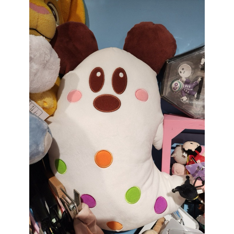 Bunibear. 迪士尼 樂園 怪誕城之夜 彩點幽靈娃娃 Oogie Boogie小鬼 靠枕抱枕【請先聊聊 詢問 】