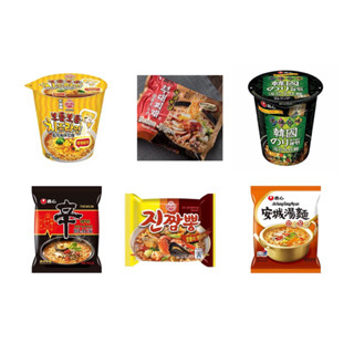 韓國泡麵 農心海苔風味杯麵 農心安城湯麵 農心頂級辛拉麵黑 不倒翁金螃蟹海鮮風味 不倒翁起司風味拉麵 農心部隊鍋