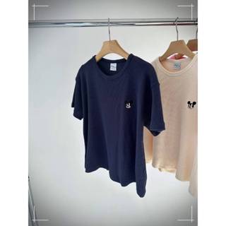 洛克高麗/現貨/正韓空運/鬆餅格米奇圓領造型上衣