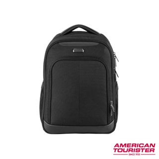 AT美國旅行者 AMERICAN TOURISTER 筆電後揹包/電腦包/雙肩包14吋BASS極輕量商務減壓背帶 黑