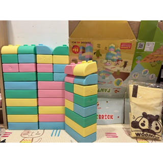 WOOHOO FantasBrick 大型搖搖軟積木 - 40pcs【贈收納提袋x1】